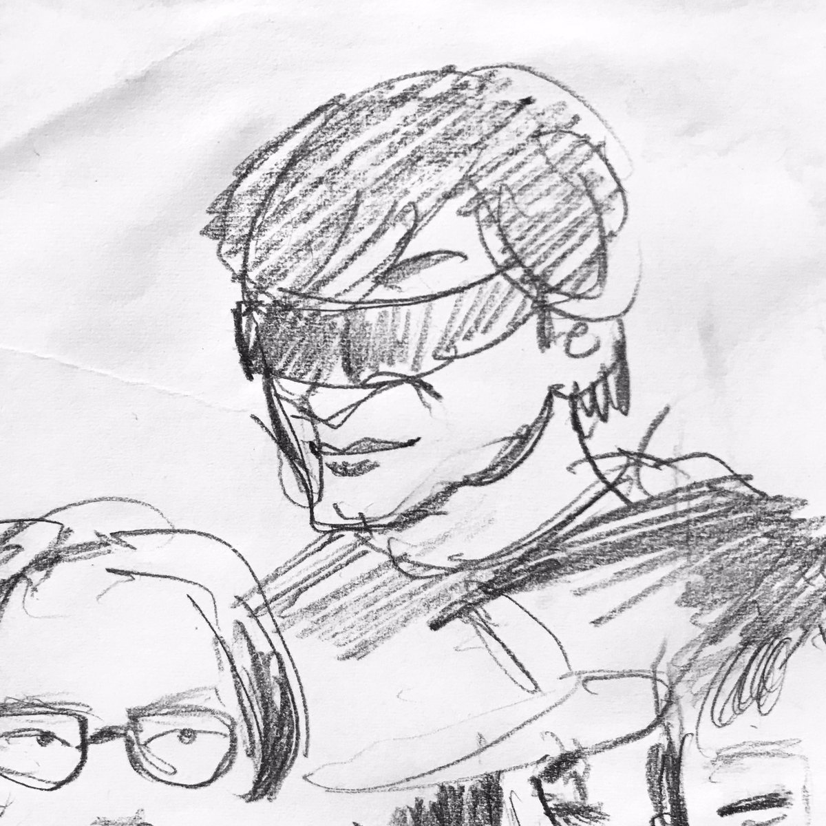 動画見ながらザザザって描いたんだけど似てる気がする 