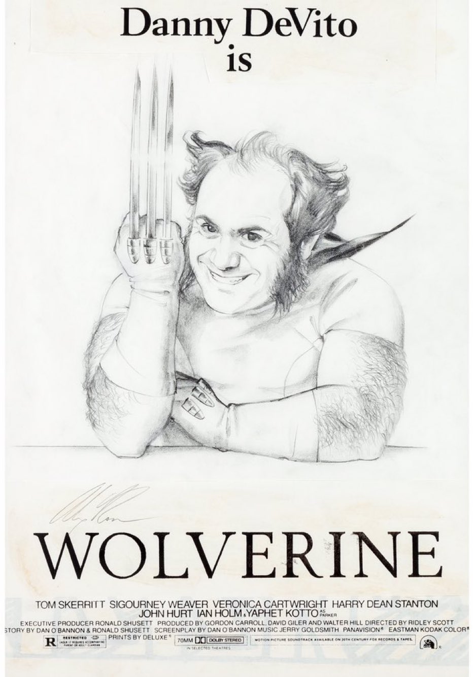 Danny DeVito Imagined As Wolverine In Alex Ross Art