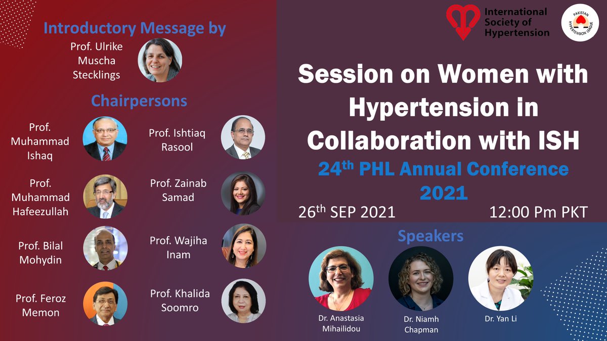 AnastasiaSMihai's tweet photo. Looking fwd to presenting at the Pakistan Hypertension League Annual Conference today in a few hrs with fellow @ISHBP #WiHR Cttee members Prof @MSteckelings, Dr Li, Dr @Dr_NChapman
Thank you to Scientific Organising Committee & to Dr @Drpatilmansi for inviting me
#WomenInSTEM https://t.co/1ApCfB62SX