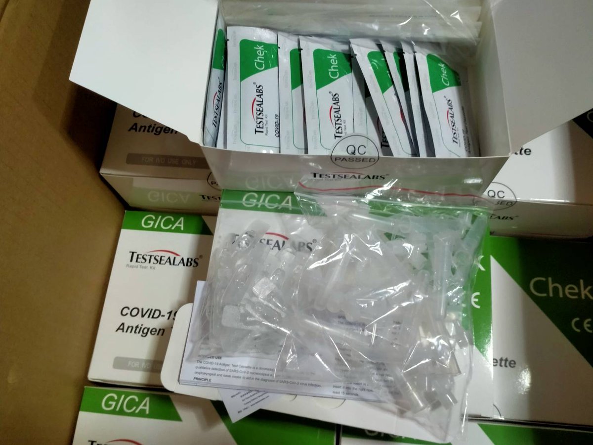 PT_natt's tweet photo. #พร้อมส่ง ชุดตรวจโควิด 
แบบ Swab 1 ชุด 160 บาท
แบบน้ำลาย 1 ชุด  170 บาท

ค่าส่ง เริ่มต้น 30 แต่ไม่เกิน 50 บาท

แบบกล่อง 20 ชุด 2700 บาท (ส่งฟรี) 

ฉลากไทย อย.ไทย

#ชุดตรวจโควิดพร้อมส่ง #ชุดตรวจโควิด #ชุดตรวจโควิด19 #ชุดตรวจATK #โควิดวันนี้ https://t.co/suin5X82EY