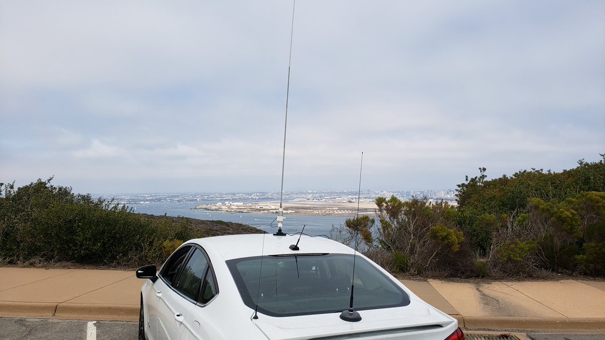 N6XDX's tweet photo. View from K-0907 Cabrillo National Monument overlooking San Diego this afternoon. https://t.co/q74wVXGL7o