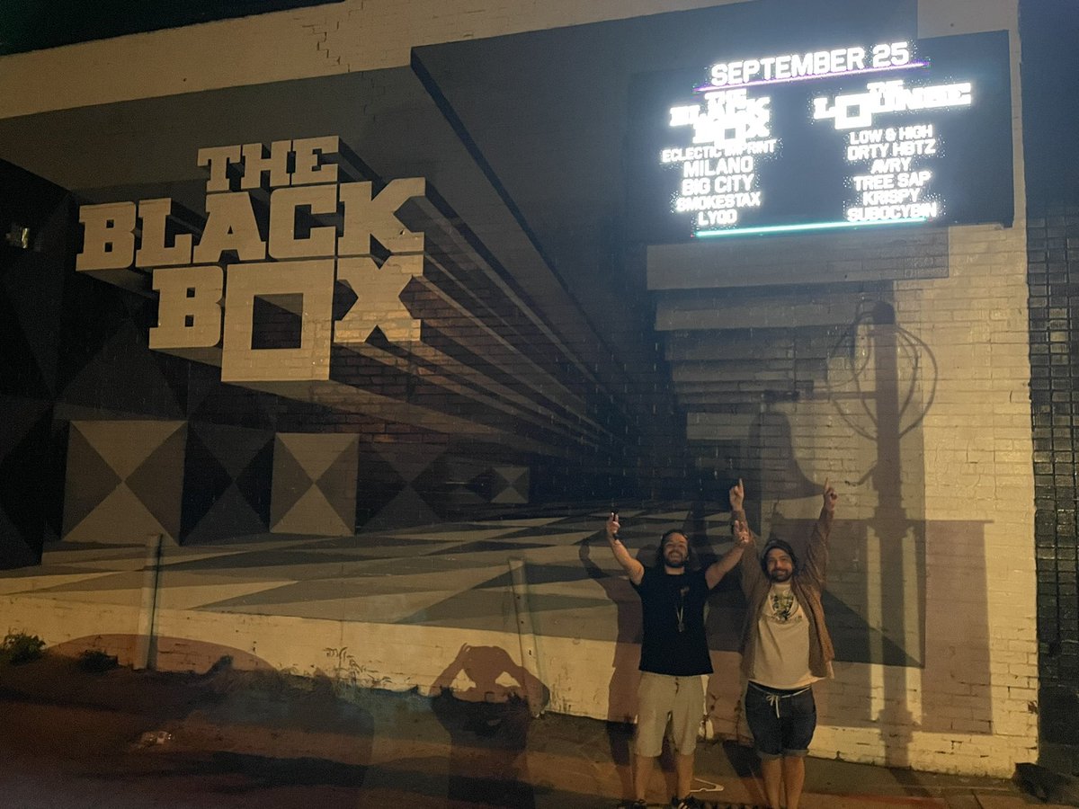 Big City (@bigcity_bass) on Twitter photo Tonight at <a href="/TheBlackBox5280/">The Black Box</a> w/ <a href="/MilanoBeats/">Milano</a> <a href="/smokestaxmusic/">Smokestax/ Rsrch Chmcls</a> <a href="/lyqdsound/">LYQD</a> for night 2 of the <a href="/EclecticMGMT/">eclecticimprint</a> takeover! We’re on at 11 and are ready to shake the place ☯️ Tonight at <a href="/TheBlackBox5280/">The Black Box</a> w/ <a href="/MilanoBeats/">Milano</a> <a href="/smokestaxmusic/">Smokestax/ Rsrch Chmcls</a> <a href="/lyqdsound/">LYQD</a> for night 2 of the <a href="/EclecticMGMT/">eclecticimprint</a> takeover! We’re on at 11 and are ready to shake the place ☯️