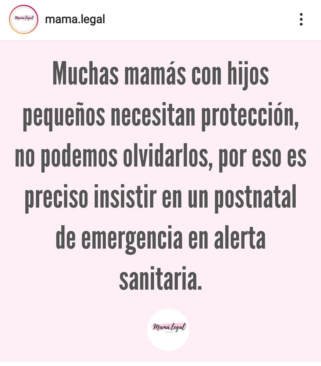 FranIgnacia24's tweet photo. Necesitamos post natal de emergencia en alerta sanitaria. La pandemia no ha terminado y nuestros bebés deben ser prioridad! #PostnatalDeEmergenciaEnAlertaSanitaria #queremoscriar #ExtensiónLeyesMaternales https://t.co/g0PglK44RL
