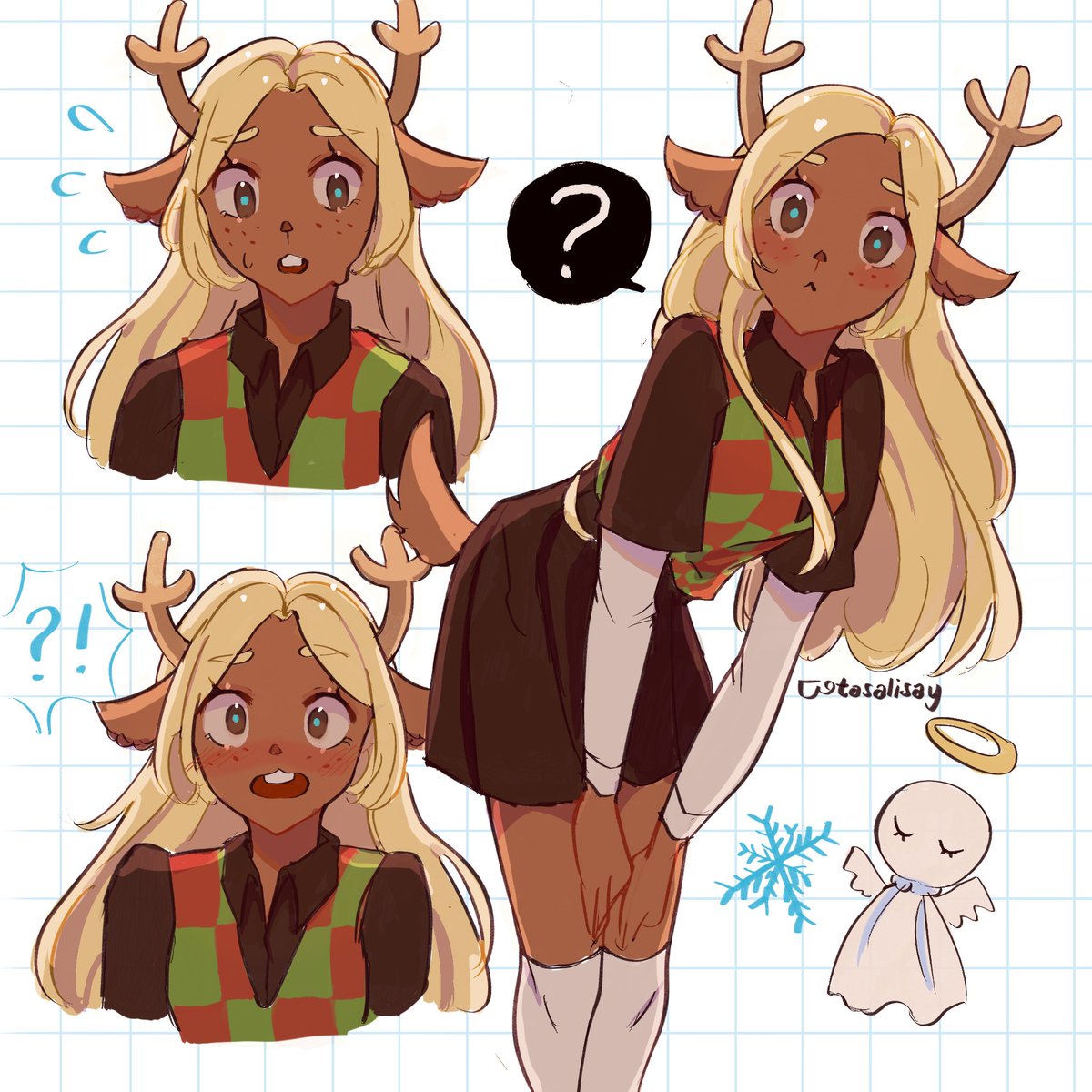 tasalisay's tweet photo. i love you, noelle holiday 💖❄️ https://t.co/JRP9LAxgQY