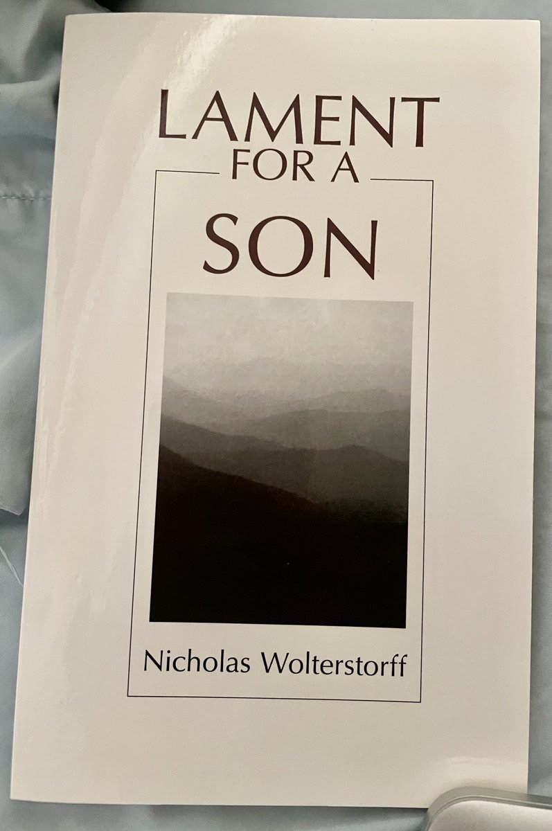 sylviashipp's tweet photo. @jinxmom I’m so very sorry for your loss. I found comfort in the slim book “Lament For A Son” by Nicholas Wolterstorff. https://t.co/Egwr8tGiEm