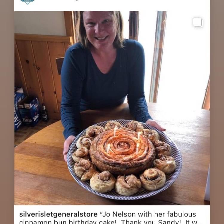 SilverIsletCamp's tweet photo. Recent guests celebrated a birthday with a ‘SinBun birthday cake thanks to the home of the ‘SinBun - Silver Islet General Store. 🎉🎂👏❤️👍 https://t.co/Hq31tW1rqT