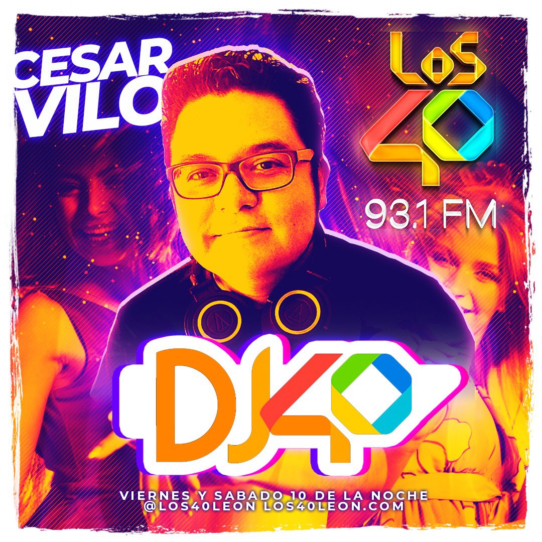 cesarvilo's tweet photo. Iniciamos 10:00pm CDMX por @los40leon #los40leon https://t.co/sJ5gGLxS5p #dj40 #cesarvilo #dance #popdance #housemusic #djset https://t.co/ad6OMSOUR0