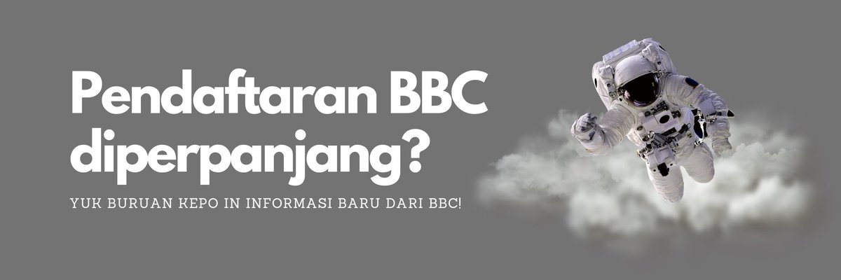 BIOSPHERE_UGM's tweet photo. 🏆OPEN REGISTRATION BIOLOGY BRAINIAC COMPETITION (BBC)🏆

Halo sobat Biosphere! 👋🏻
Olimpiade biologi tahunan tingkat nasional dari Fakultas Biologi UGM datang lagi nihh 🤩 Yak betul, Biology Brainiac Competition atau yang dikenal sebagai BBC hadir kembali tahun ini! https://t.co/qg9qrBGjmG