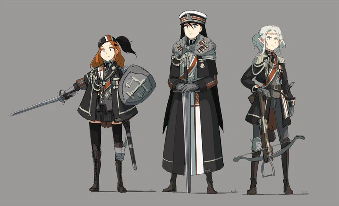 3人目、エルフのクロスボウ射手。
どうせひどい扱いを受けていたに違いない。 
