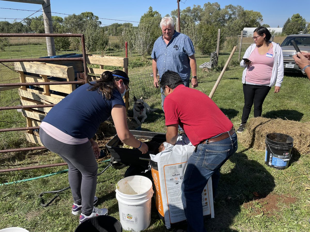 ThreeSistersISU's tweet photo. Awesome field day at NICC Santee campus. DIY soil testing, cover crops, and compost. Learned about #Indigenousfoods from #Nativechefs Thanks to everyone who came for a great day!! @ThreeSistersISU @WLC_ISU @ISUSusAg @ajayhort @Soil_Plant_IXNs @dgk68479837 @valcancam https://t.co/u7AcGiuDeR
