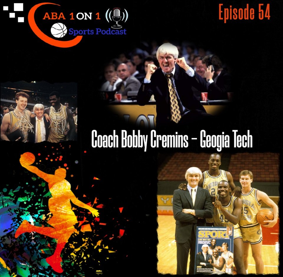 ABA1on1's tweet photo. Up Next Episode 54 DREAM TEAM 2 &amp; Georgia Tech Coach Bobby Cremins 😎🏀🏀🏀 https://t.co/3aDSMBDhKo