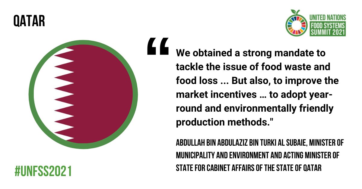 We obtained a strong mandate to tackle the issue of food waste and food loss ... But also, to improve the market incentives … to adopt year-round and environmentally friendly production methods.