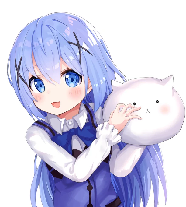 フォロワー3000人感謝イラストでチノ&ティッピー
#ごちうさ #gochiusa 