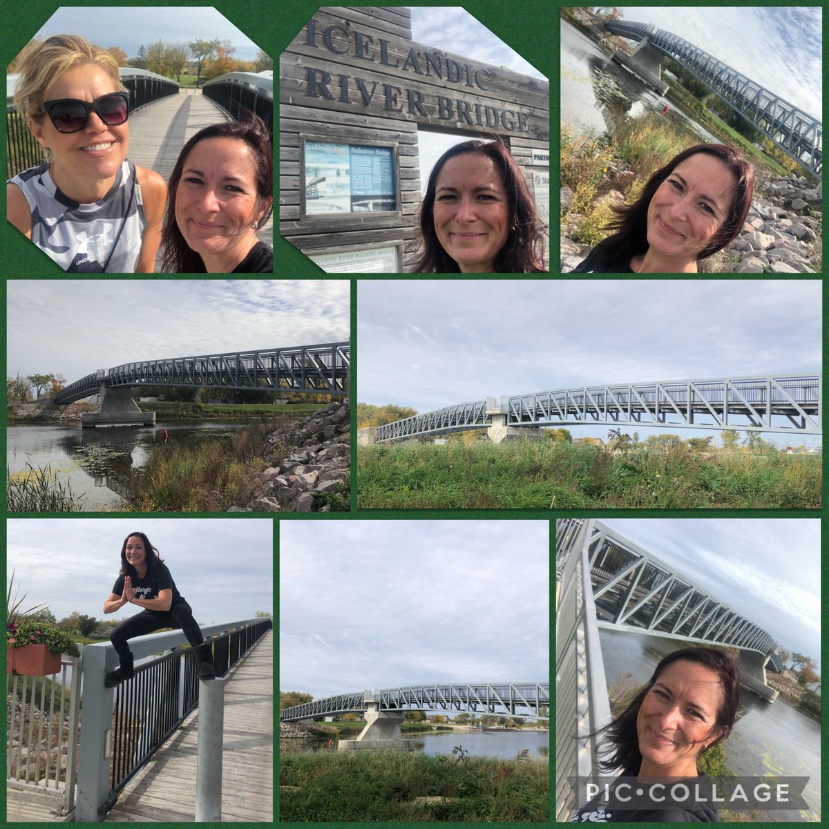 MichelleSSacco's tweet photo. #Explore150 road trip to the Icelandic Bridge in Riverton, a hike to the Hecla Lighthouses, followed by a pickerel dinner at Kris’s in Gimli. #ExploreManitoba https://t.co/8YTaYz7DEI