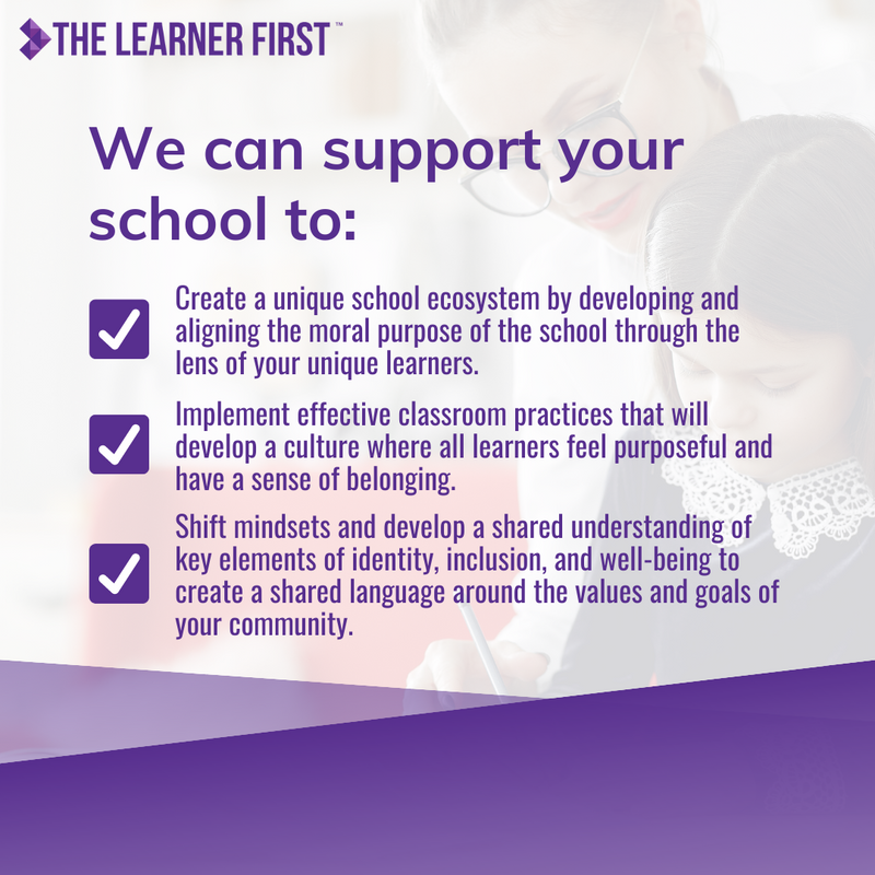 TheLearnerFirst's tweet photo. The Learner First process enables leaders, teachers, and students to create a school community narrative that is positive and hopeful, and that affirms the wonderful diversity of the human condition.
Learn more:
https://t.co/kB0xpa4nb8
#TheLearnerFirst #SchoolCommunity https://t.co/tugbOc6Ghf