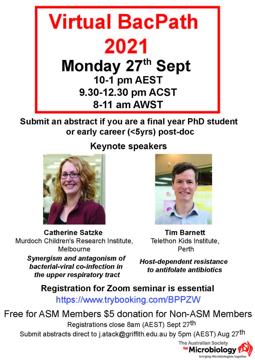 sciency_atack's tweet photo. less than 24 hours to go to #virtualBacPath @BacPath @AUSSOCMIC, but still time to register - https://t.co/53yfKGfqTr. Flyer and final program below https://t.co/QD56BzQUUb