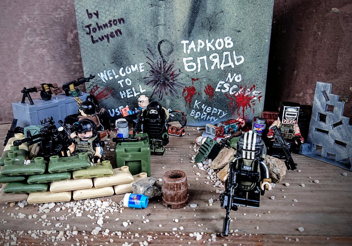 JohnsonLuyen's tweet image. Lego Escape From Tarkov Scav Bosses Competed

#escapefromtarkov #LEGO #EFT @bstategames