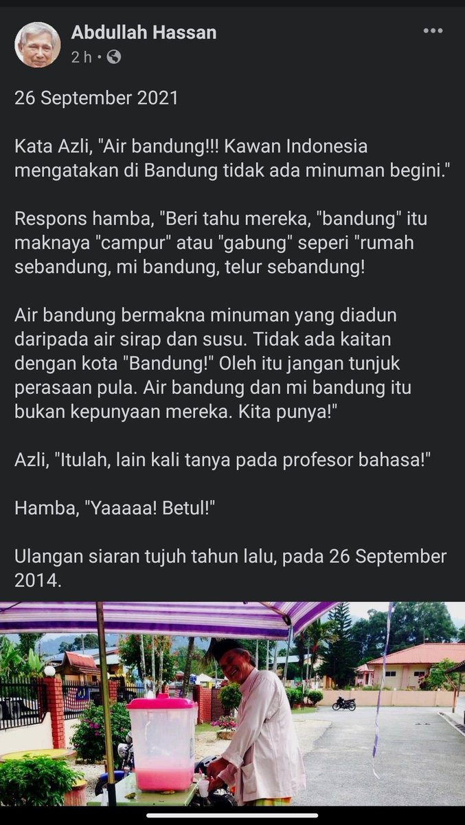 bahruddinbekri's tweet photo. Maksud 'air bandung' https://t.co/3nE4Gn1ry1