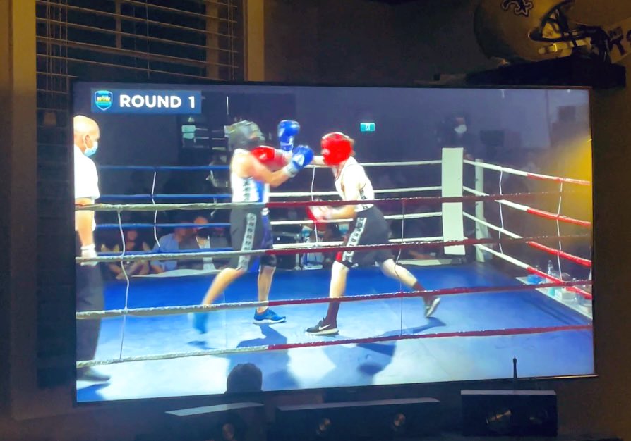 TrinaLeigh77's tweet photo. Things that bring me joy, watching @markjohnstonfm hit Ballsy. 🤣🥊#FightforTomorrow #AccessNowSports #TeamMark https://t.co/KN8w8liVfx