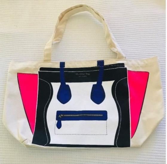 lexlanham's tweet photo. turned around a set of edits on #marktalk this week & celebrated by ordering myself this extremely relevant bag, don't tell you know who (iykyk) https://t.co/2nVrzb12NK
