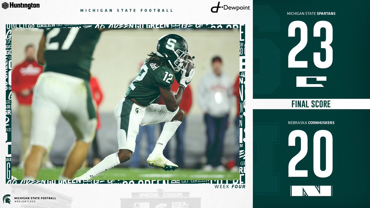 MSU_Football's tweet photo. Keep Choppin’ #GoGreen https://t.co/QCfL8sp92H