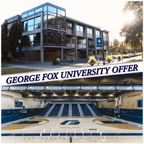 Beyond Blessed and Excited to announce I have received my first offer to play college basketball at George Fox University! Thank You <a href="/coachshark/">Maco Hamilton</a> and the entire <a href="/GeorgeFoxMBB/">George Fox Men's Basketball</a> coaching staff for the amazing opportunity!