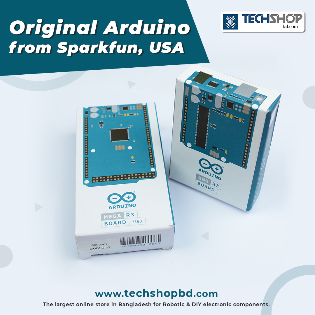 tech_shop_bd's tweet image. বাংলাদেশে যেসব #Arduino পাওয়া যায় তার বেশিরভাগই চায়না ক্লোন। তাই সেই ২০১৩ সাল থেকে আমাদের সোর্সিং পার্টনার #Sparkfun Electronics, USA থেকে নিয়ে আসছি বিভিন্ন রকমের জেনুইন "Made in Italy" এর Arduino Board.
-
আমাদের জেনুইন #Arduino_Board গুলো দেখুনঃ techshopbd.com/browse/search?…