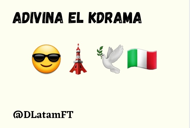 DLatamFT's tweet photo. Adivina el Kdrama 🧐
¿Cuál será?
#DLFT #TREASURE #OneYearWith_DLFT
@treasuremembers https://t.co/HVTaV4F7lX