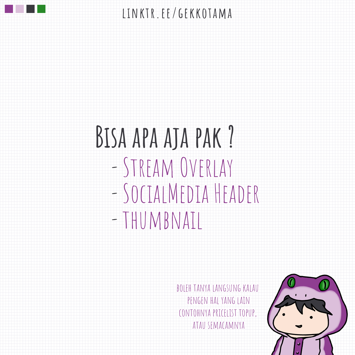 gekkotamaa's tweet photo. - OPEN COMMISSION -
*ada update(mulai 26 september 2021)
portofolio / commission album
https://t.co/tMHVk3ddaZ
#Commission #Design #Vtuber #VirtualYoutuber #YoutubeBanner #YoutubeHeader #FacebookCover #StreamOverlayVtuber #VirtualYoutuberKit #twitterHeader #Vtuberheader https://t.co/fN4fzEsYMZ