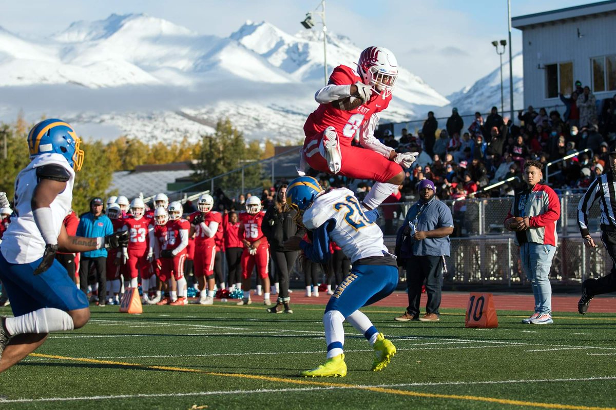 East leaps over <a href="/Gbearfootball/">Bartlett Golden Bear Football</a> 32-20 today in the battle for the East side of Anchorage. All photos coming soon to <a href="/MaxPreps/">MaxPreps</a>