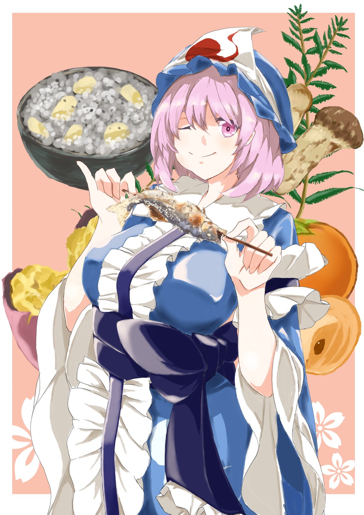 東方project 西行寺 幽々子 等身大タペストリー 植田亮 西行寺幽々子