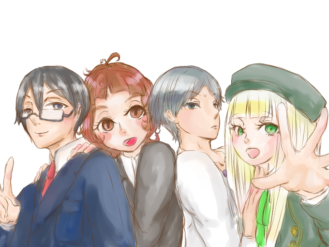 集合絵のtwitterイラスト検索結果