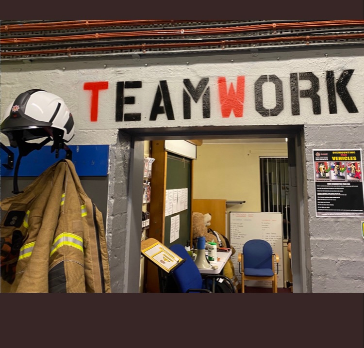FireLinton's tweet photo. @sfrs_fst let’s get it done! Getting a few steps in before annual BA refresher today, we hope everyone is on track for their goals for #steptembear #teamwork https://t.co/GmjAiHRutC