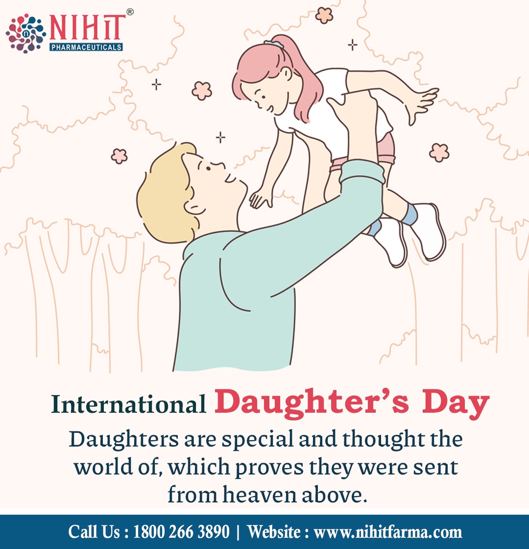 NihitPharma's tweet photo. Daughters are the happy memories of the past, the laughter of the present, and hope of the future.
Happy daughters' day
#DaughtersDay #Nihitpharmaceuticals #Pune https://t.co/Eci3m4LwpG