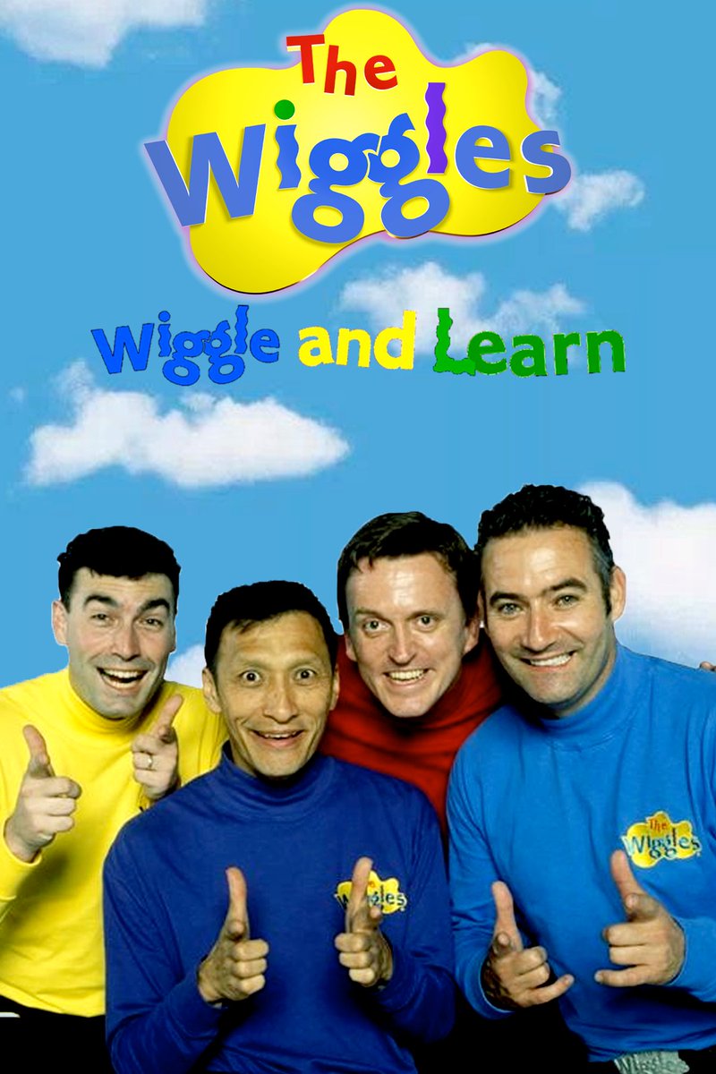 Noah_Prendy's tweet photo. we all know that @Anthony_Wiggle said sir leslie longley is going to upload the unreleased wiggle and learn series which it will be released on youtube.

so i made this poster on photoshop!

let me know what you think! :)

@TheWiggles @GregPage_Yellow @muzzajames #WiggleAndLearn https://t.co/J1L7fRX42M