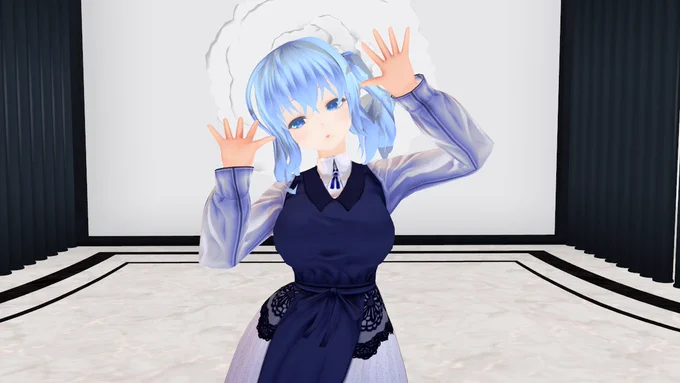 顔が良かったのでスクショだけ撮ったけど、モーション調整がそこそこ要りそうなので製作は一旦お見送りした。 
