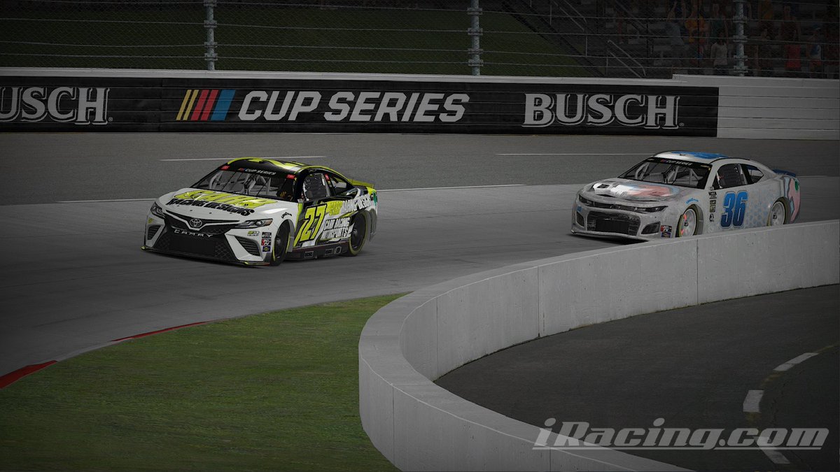 ZacharyCarr_27's tweet photo. Brought home the Win tonight in the @OutsiderLeague @MartinsvilleSwy. Led 106 laps. It was a caution fest with people trying to learn the Next Gen car. Carr Racing motorsports teammates got into some accidents. And ended with @AlexWBell18 p16. Matt Close p20. @J_Mill3048 p21. https://t.co/jDe4uVSVhI