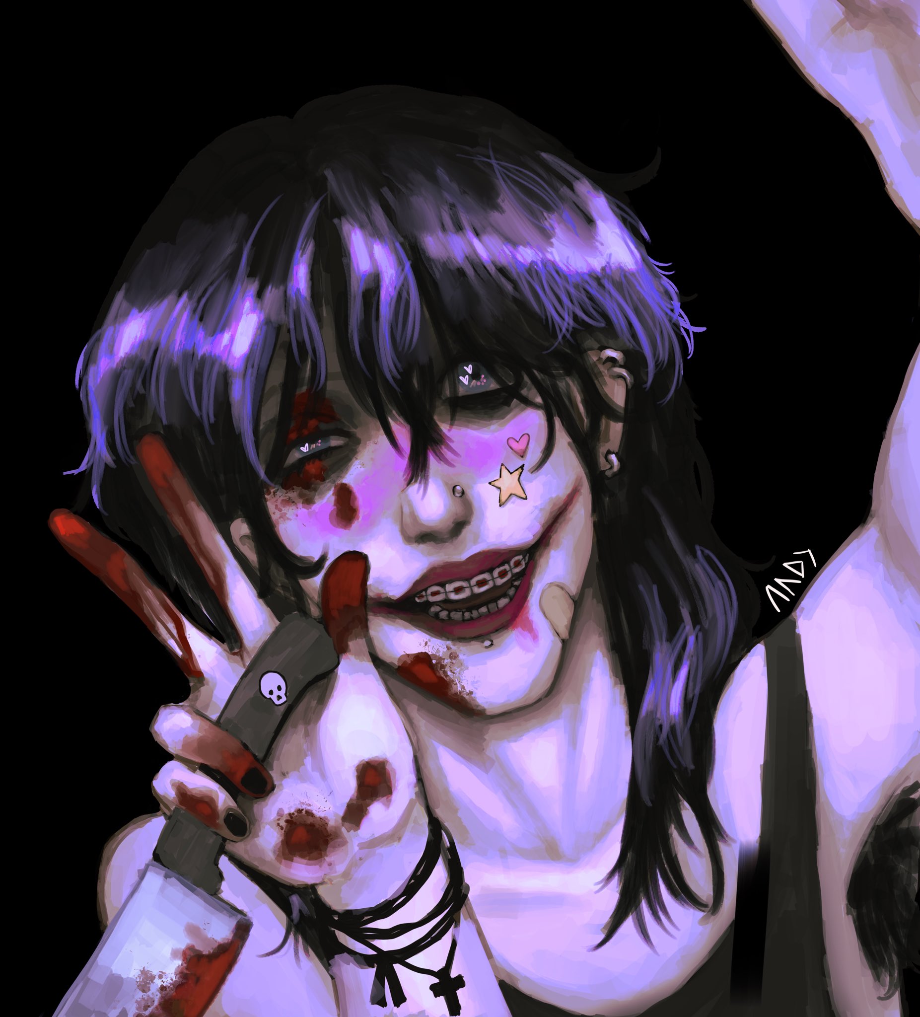 Jeff the killer - emo figure