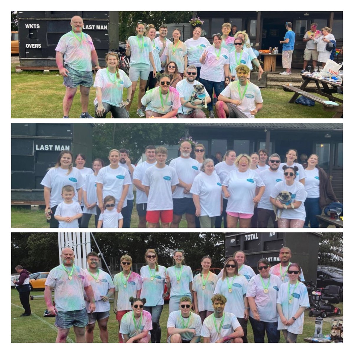 Biscoes's tweet photo. An amazing day at the @AgeUKIW annual powder run
๐๐โค๏ธ๐งก๐๐๐๐๐ค๐ค๐ค๐๐ #lifewasmeanttobecolourful #PowderRun #AgeUKIsleofWight. Thank you https://t.co/Z8aJ46e7Xe