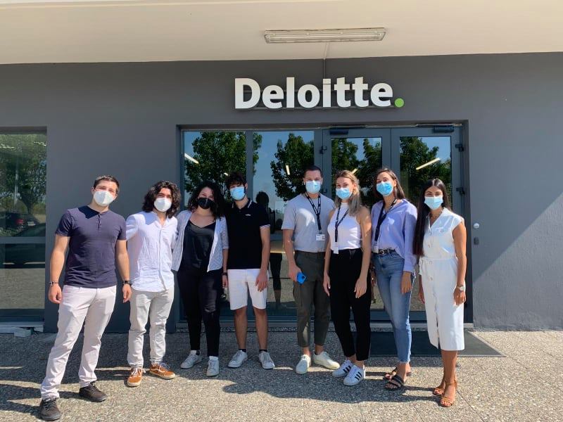 IgemNous's tweet photo. iGEM NOUS team in the premises of @Deloitte  in Thessaloniki and in the gaming pavilion at @TIFHelexpo . We thank Deloitte for the support, one of our greatest sponsors, who helps us to continue and develop our work! 

@DeloitteGreece #igem #igem2021 #greece #syntheticbiology https://t.co/zYKxmmfGx7