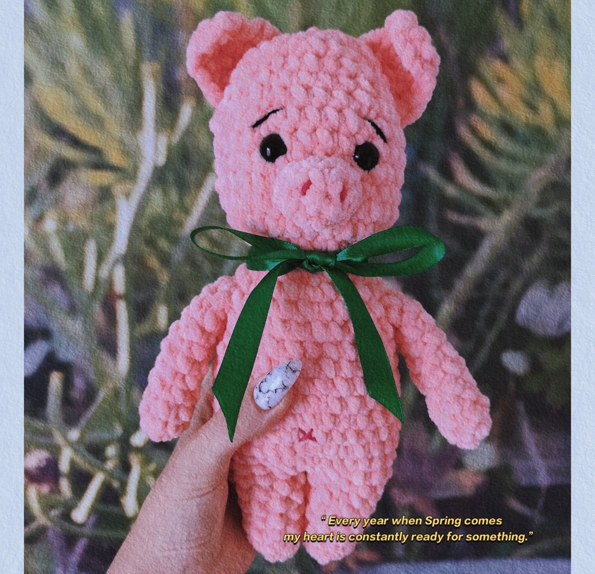 KoreanDory's tweet photo. Сделала для подарка 🐷🎁 https://t.co/P6KeK3tifA