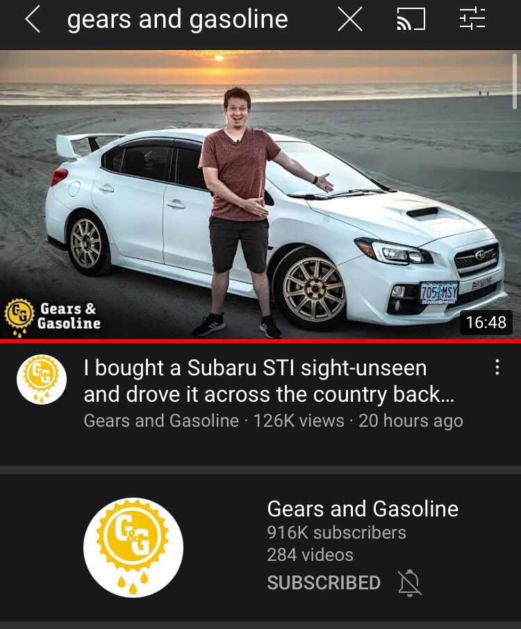 brokensuit44's tweet photo. #SubaruGang - Little Ben from gears and gasoline just purchased a STI. This is going to be some good content. https://t.co/i7Kz39eWCN