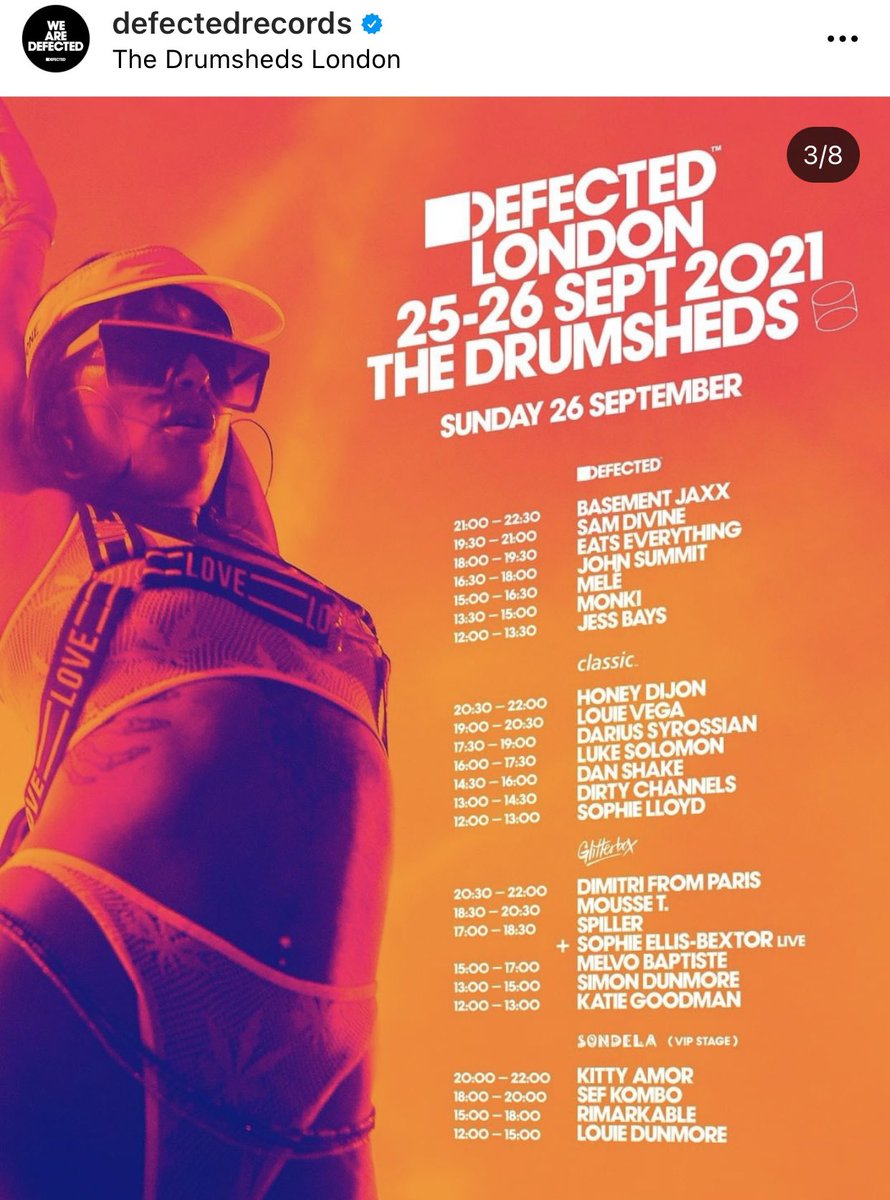 DefectedRecords's tweet photo. Today, we go again⦠Day 2 of #DefectedLondon
π@thedrumshedsldn https://t.co/y8dQdIGaac