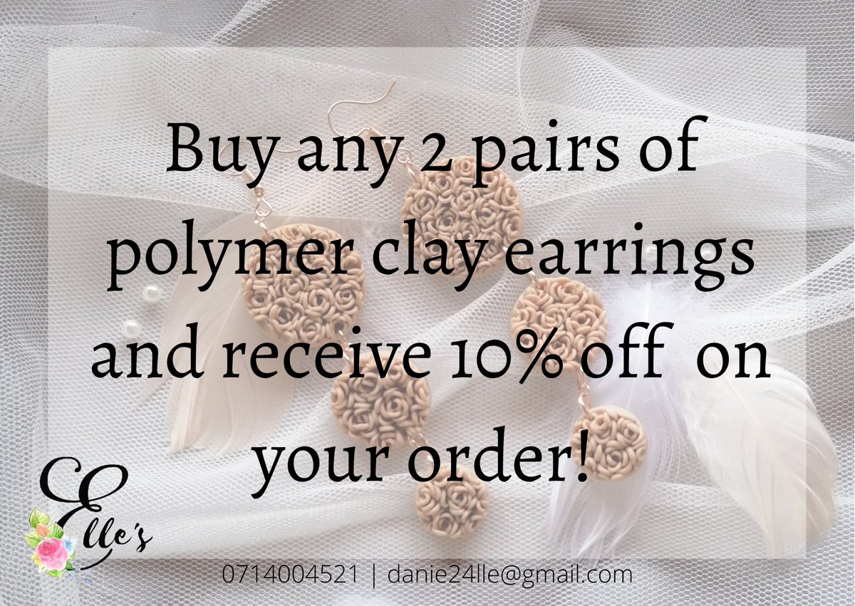 _elle_plant's tweet photo. #sale #share #shoplocal #supportsmallbusinesses #shopsmallbusiness #polymerclay #earrings #southafrican https://t.co/09dAum6yLW