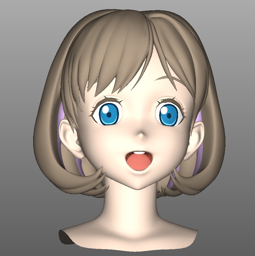 Me_hitudi's tweet image. 軽い気持ちで作ったら意外にうまく出来た気がするクゥクゥちゃん #Cheetah3D