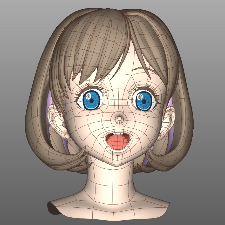 Me_hitudi's tweet image. 軽い気持ちで作ったら意外にうまく出来た気がするクゥクゥちゃん #Cheetah3D