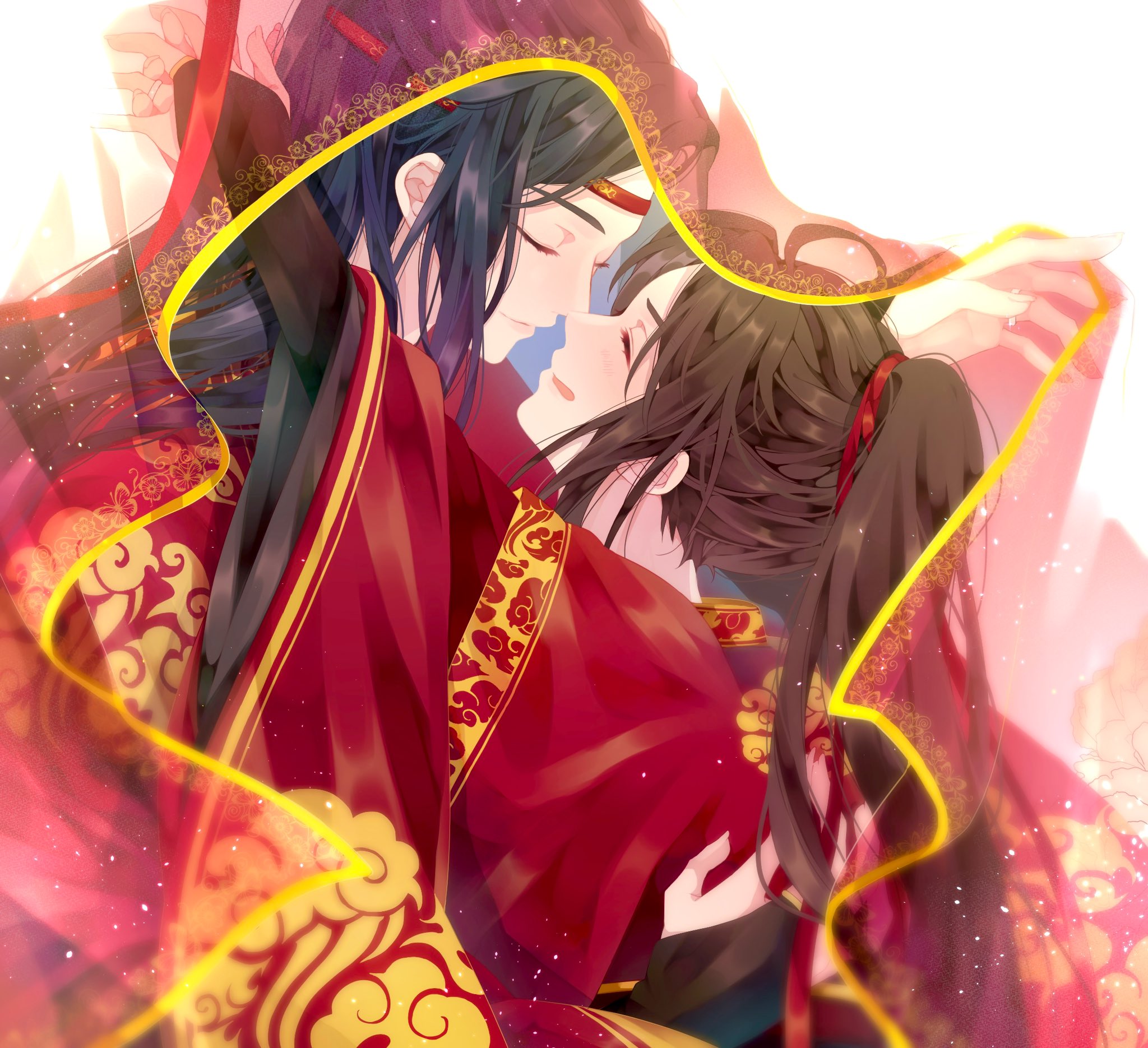 複製原画 魔道祖師 忘羨結婚記念 ラジドラ メディコス Gearous 先生