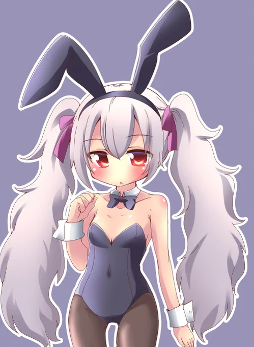 今日のラフィーちゃん 秋の夜長にバニーなラフィーちゃんとうさぴょいしたのか・・・俺以外のやつと・・・(錯乱 #アズレン #ラフィーちゃん 