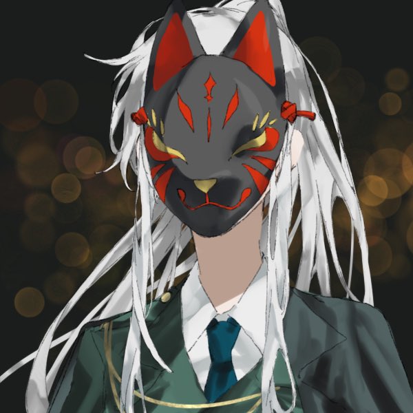 狐面のtwitterイラスト検索結果 古い順