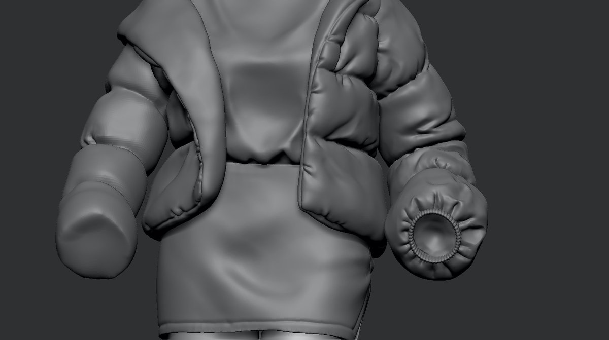 3Dbenkyou's tweet photo. wip 服けっこうできた
＃Zbrush https://t.co/AajczO4y4L